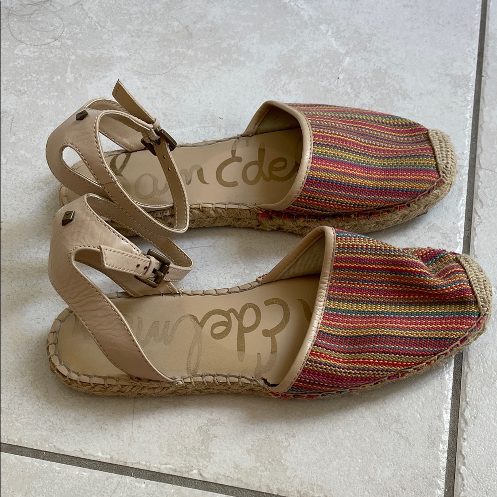Sam Edelman Vivian multicolor espadrille sandals size 8.5